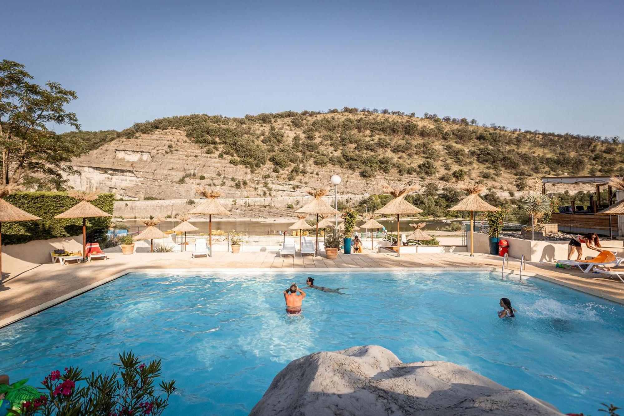 Aloha Plage Camping 4Etoiles Sampzon Exteriér fotografie