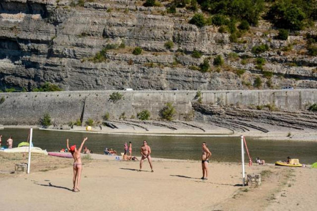 Aloha Plage Camping 4Etoiles Sampzon Exteriér fotografie